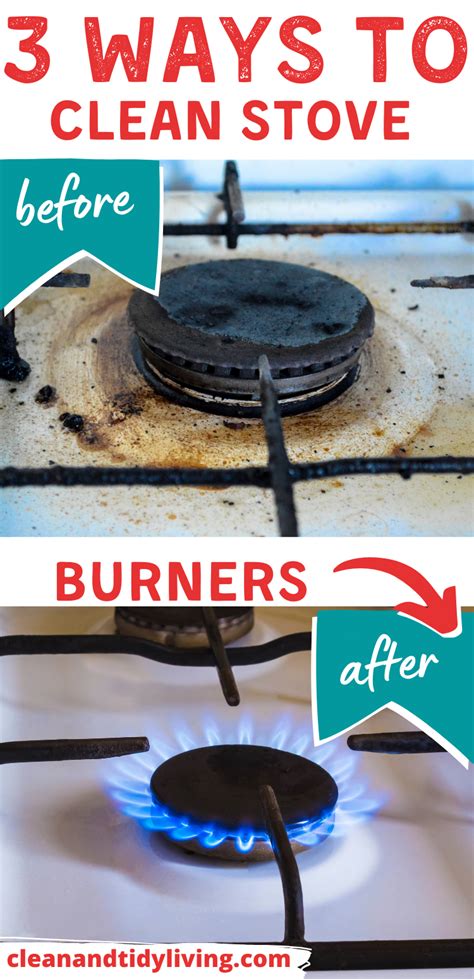 how to clean gas stove burner covers